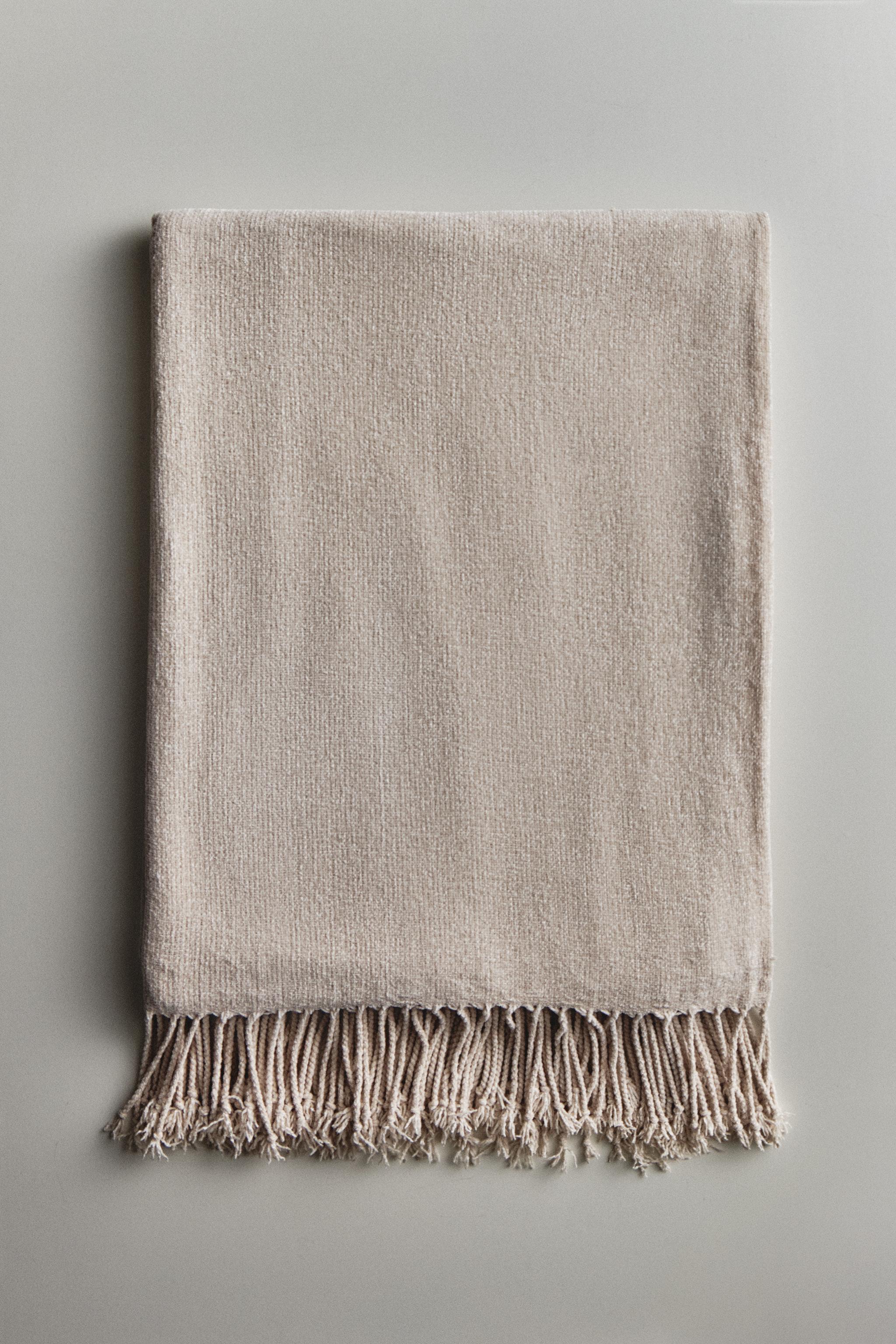 PLAID CHENILLE